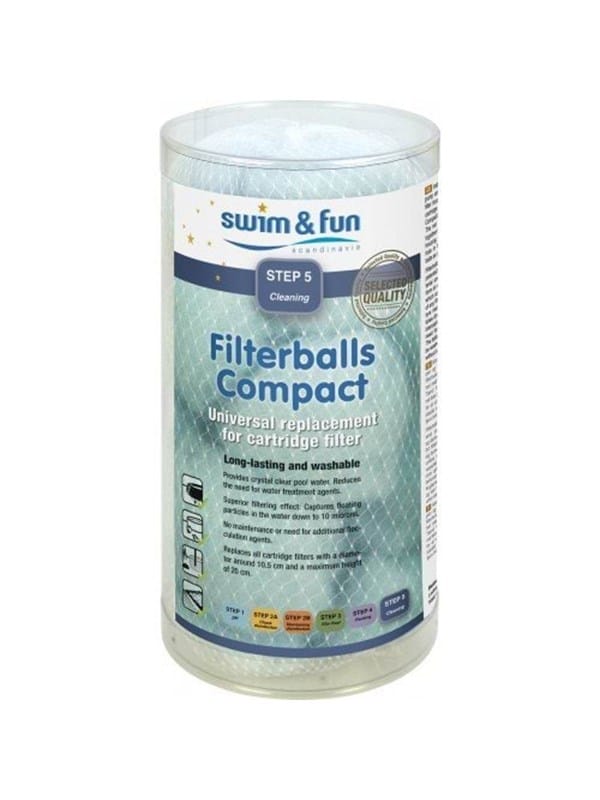 Swim & Fun Filterballs Compact - Universal cartridge filter for pool pumps