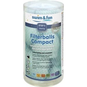 Swim & Fun Filterballs Compact - Universal cartridge filter for pool pumps