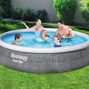 Bestway Fast Set Pool Sæt 396 x 84 cm m/pumpe