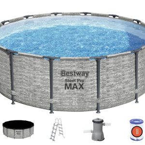 Bestway Steel Pro Max Frame Pool 427 x 122 cm - Prismatic Stone Ny Model