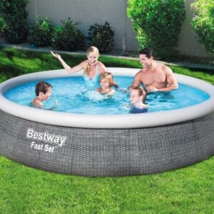 Bestway Fast Set Pool Sæt 396 x 84 cm m/pumpe